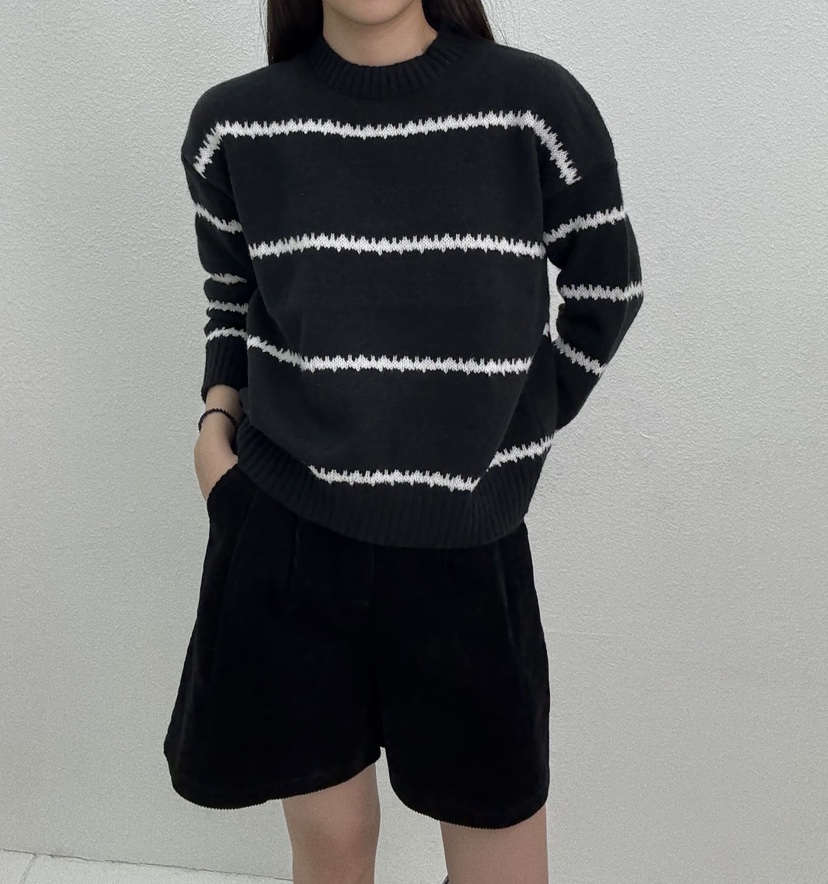 JMIND東大門㊣代購女裝新款休閑時尚真品人氣熱賣針織衫單排扣JMIND針織衫