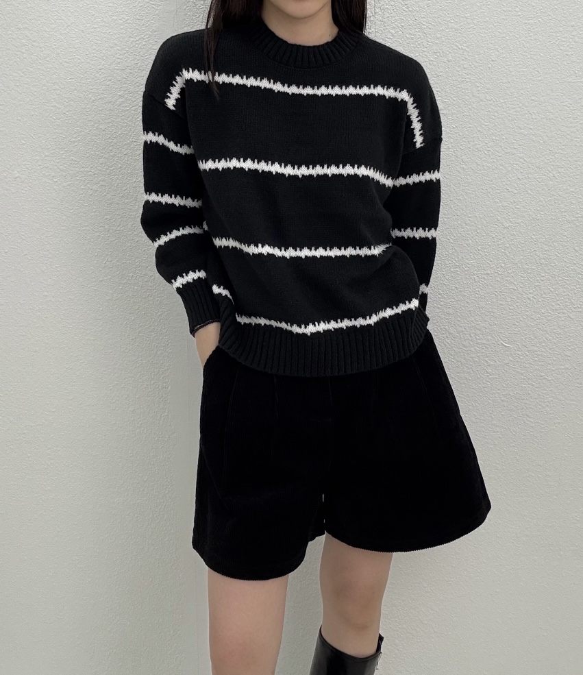 JMIND東大門㊣代購女裝新款休閑時尚真品人氣熱賣針織衫單排扣JMIND針織衫圖色2