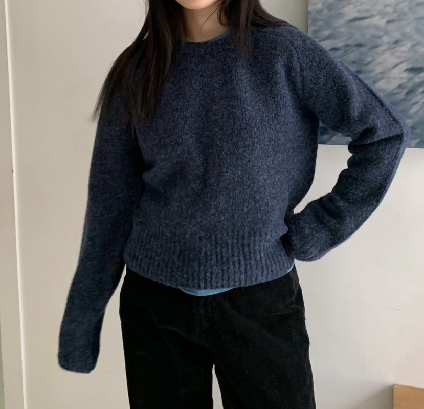 DARLUZ_MI韓國直郵㊣女士新款人氣休閑推薦熱賣25秋冬針織衫DARLUZ_MI針織衫