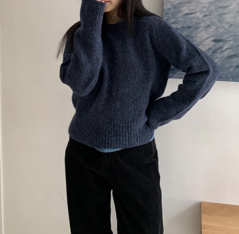 DARLUZ_MI韓國直郵㊣女士新款人氣休閑推薦熱賣25秋冬針織衫DARLUZ_MI針織衫