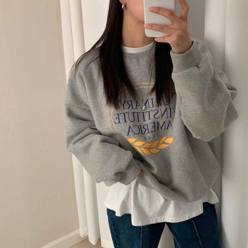 HELLO JINI東大門㊣實拍女士新品真品時尚職業人氣推薦衛衣HELLO JINI衛衣