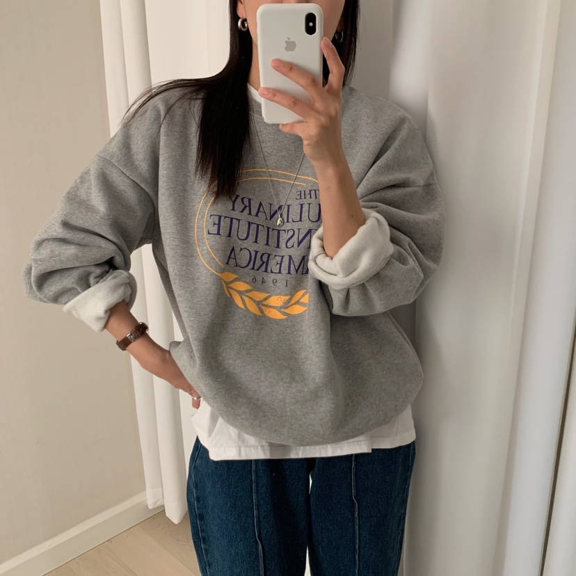 HELLO JINI東大門㊣實拍女士新品真品時尚職業人氣推薦衛衣HELLO JINI衛衣