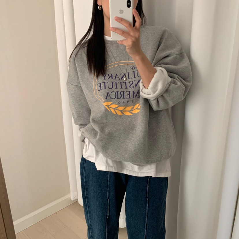 HELLO JINI東大門㊣實拍女士新品真品時尚職業人氣推薦衛衣HELLO JINI衛衣