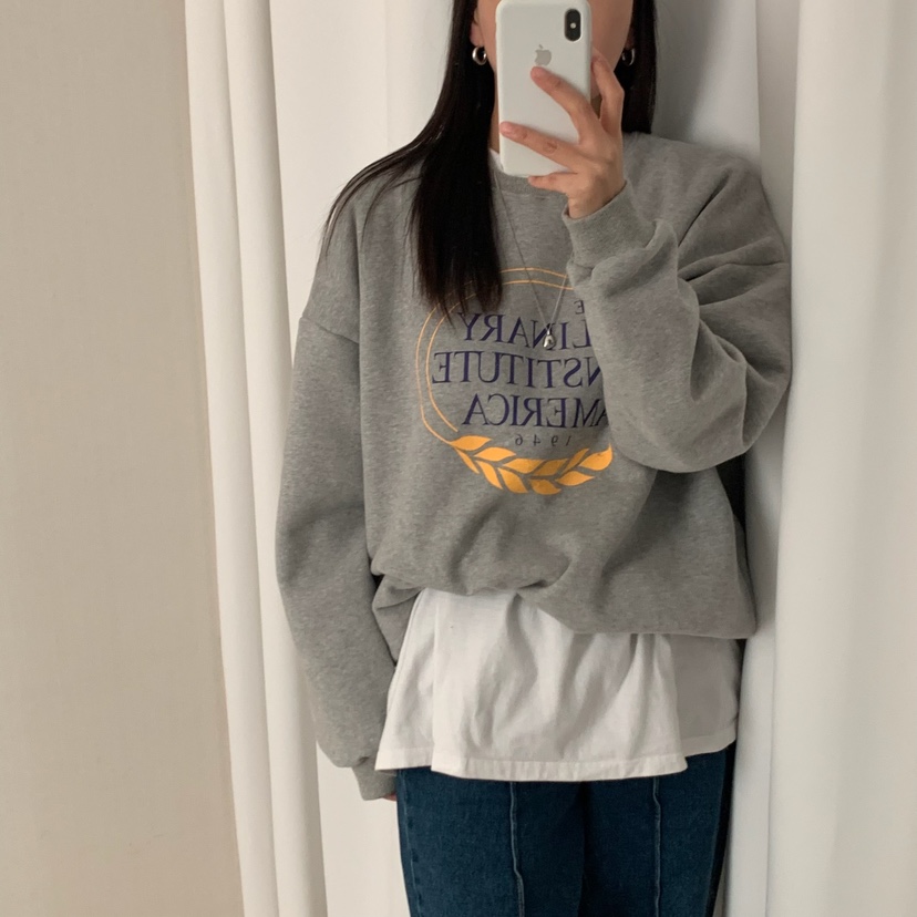 HELLO JINI東大門㊣實拍女士新品真品時尚職業人氣推薦衛衣HELLO JINI衛衣圖色1