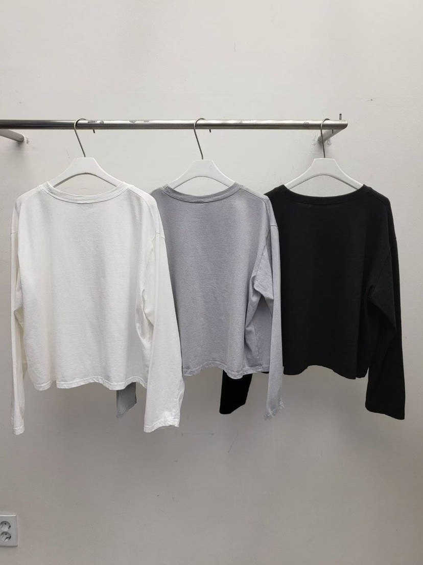 ZACCU東大門㊣代購女士新品休閑職業時尚熱賣人氣長袖T恤褶皺ZACCU長袖T恤