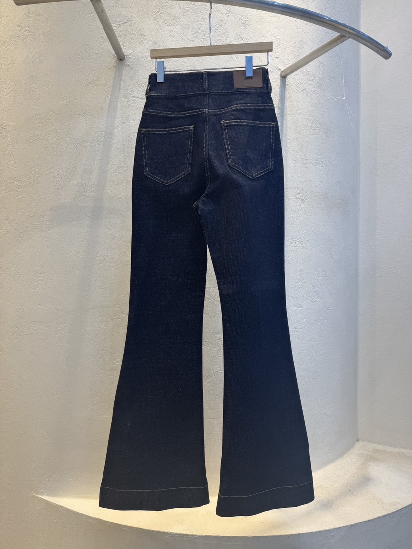 RIAH東大門㊣實拍女裝新款休閑熱賣時尚真品25秋冬牛仔褲褶裥RIAH牛仔褲