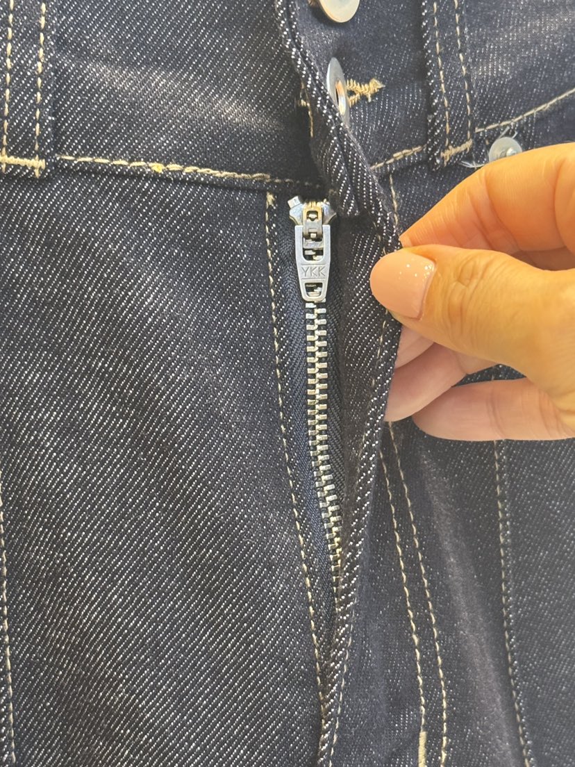 RIAH東大門㊣實拍女裝新款休閑熱賣時尚真品25秋冬牛仔褲褶裥RIAH牛仔褲