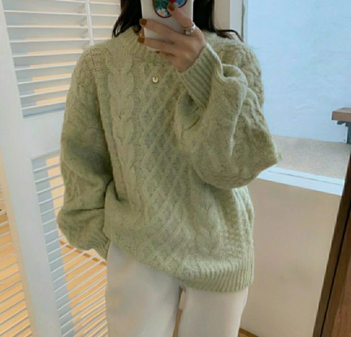 BLING BLING-S東大門㊣實拍女裝新品推薦真品25秋冬針織衫BLING BLING-S針織衫圖色1