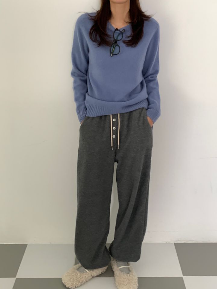 DOIT東大門㊣實拍女士新品熱賣人氣25秋冬休閑時尚休閑褲紐扣DOIT休閑褲