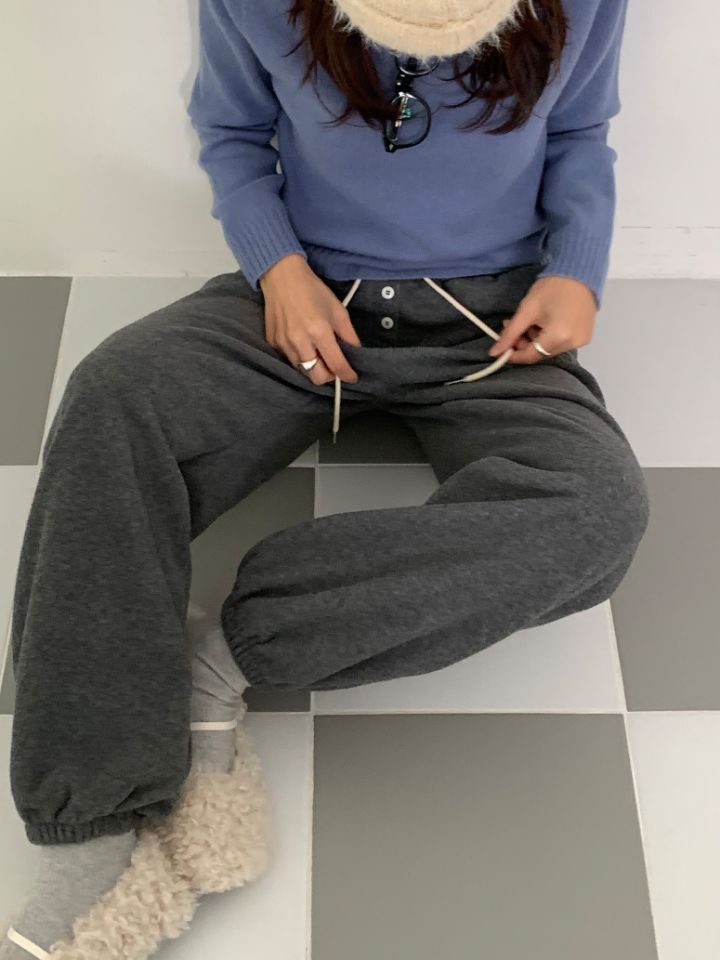 DOIT東大門㊣實拍女士新品熱賣人氣25秋冬休閑時尚休閑褲紐扣DOIT休閑褲