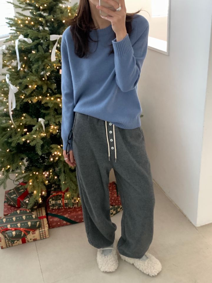 DOIT東大門㊣實拍女士新品熱賣人氣25秋冬休閑時尚休閑褲紐扣DOIT休閑褲圖色1