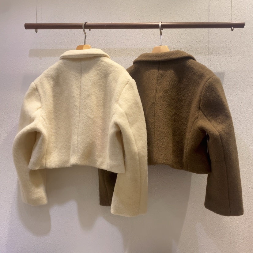 DARLUZ_MI東大門㊣直郵女士新品人氣推薦時尚真品短款大衣羊毛DARLUZ_MI短款大衣