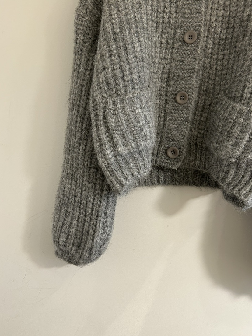 NOTICE東大門㊣代購女裝新品推薦真品25秋冬毛衣短款針織開衫NOTICE毛衣