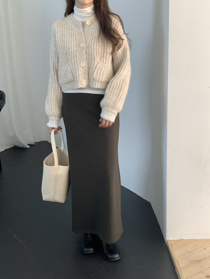 NOTICE東大門㊣代購女裝新品推薦真品25秋冬毛衣短款針織開衫NOTICE毛衣