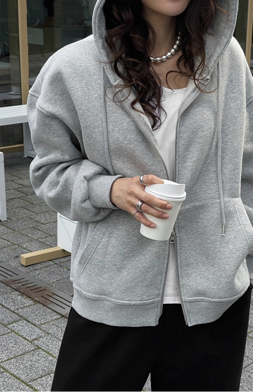 DARLUZ_MI東大門㊣直郵女裝新款真品職業推薦熱賣衛衣拉鏈連帽DARLUZ_MI衛衣