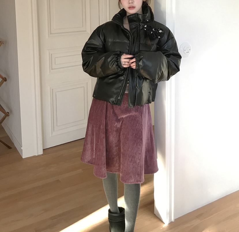 DARLUZ_MI東大門㊣代購女士新品25秋冬推薦時尚短款棉服填充絨DARLUZ_MI短款棉服