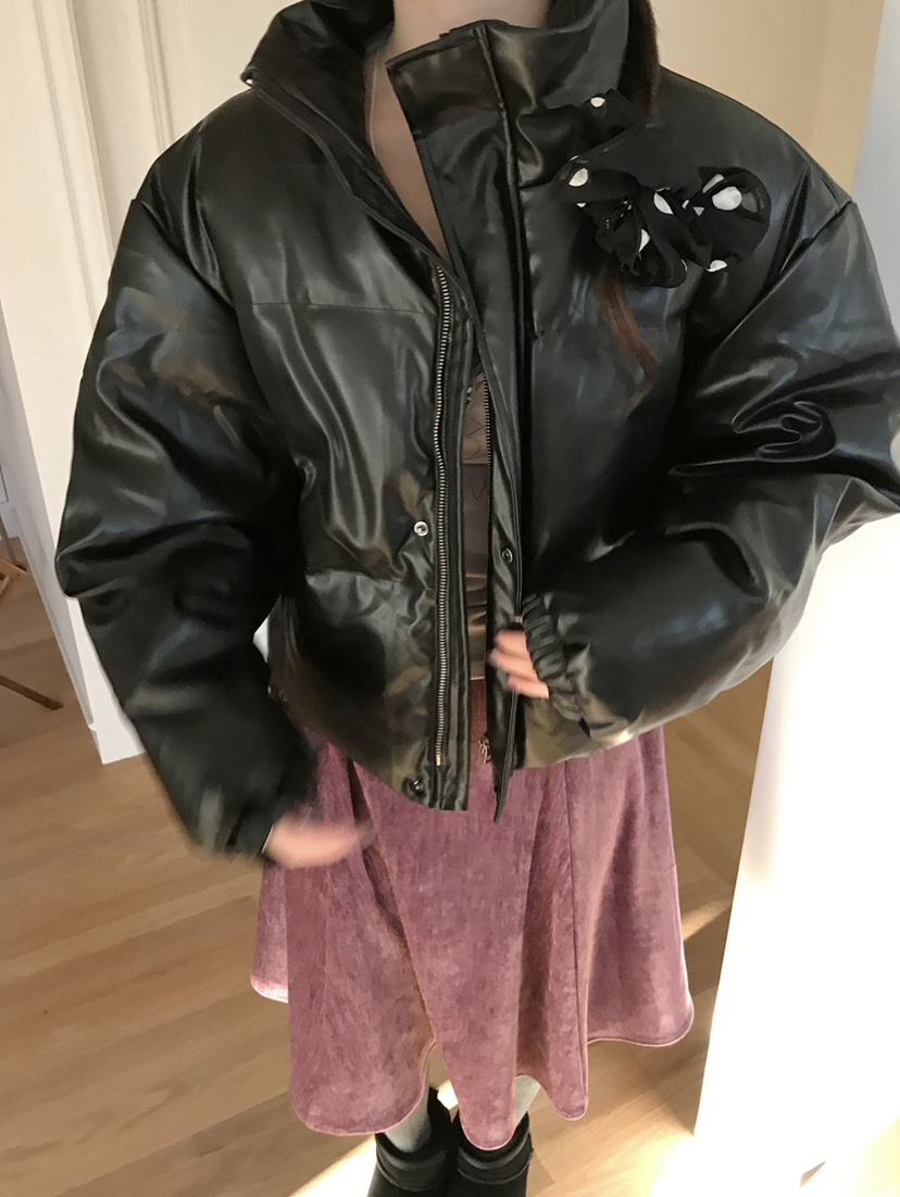 DARLUZ_MI東大門㊣代購女士新品25秋冬推薦時尚短款棉服填充絨DARLUZ_MI短款棉服