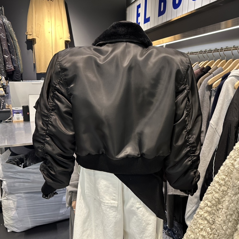 EL BOSQUE韓國代購㊣女裝新品人氣職業推薦25秋冬夾克貂皮EL BOSQUE夾克