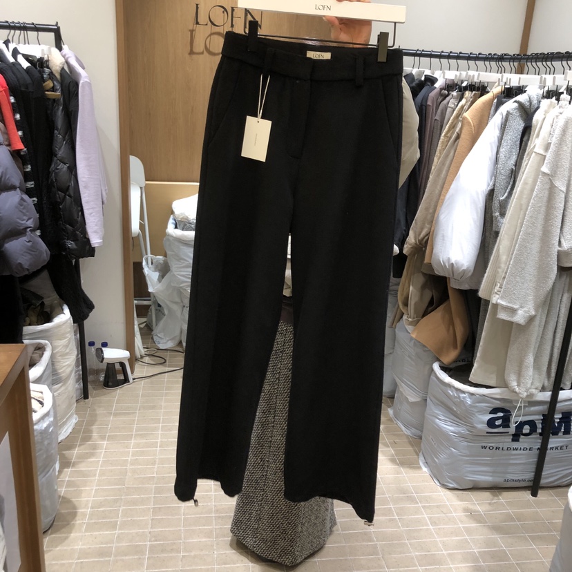 LOFN韓國直郵㊣女士新品職業25秋冬休閑真品人氣推薦休閑褲LOFN休閑褲圖色2