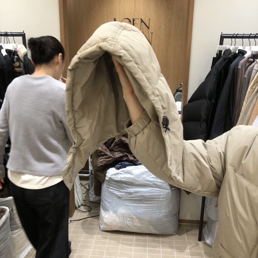 LOFN東大門㊣實拍女士新款職業休閑熱賣短款羽絨服鴨子羽絨LOFN短款羽絨服