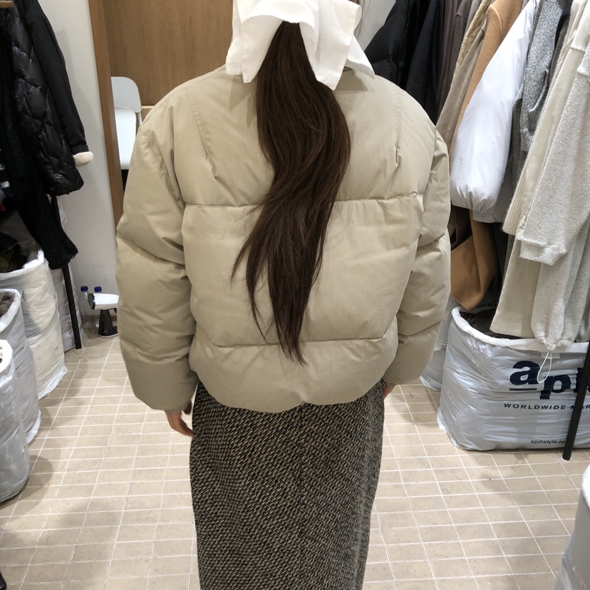 LOFN東大門㊣實拍女士新款職業休閑熱賣短款羽絨服鴨子羽絨LOFN短款羽絨服