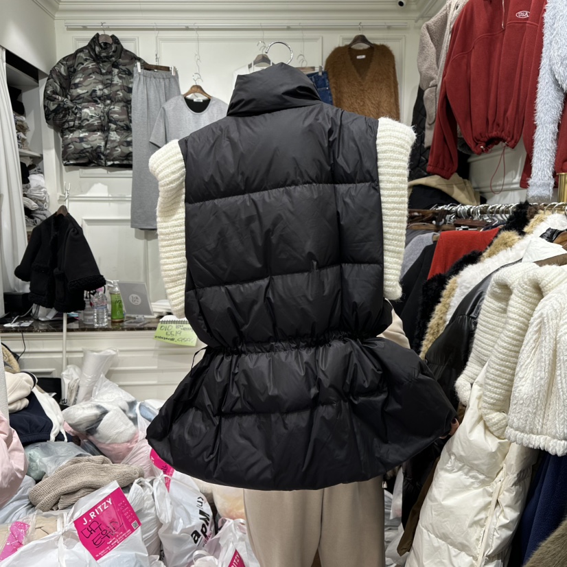 J.RITZY東大門㊣直郵女士新款25秋冬人氣休閑職業馬甲絎縫J.RITZY馬甲