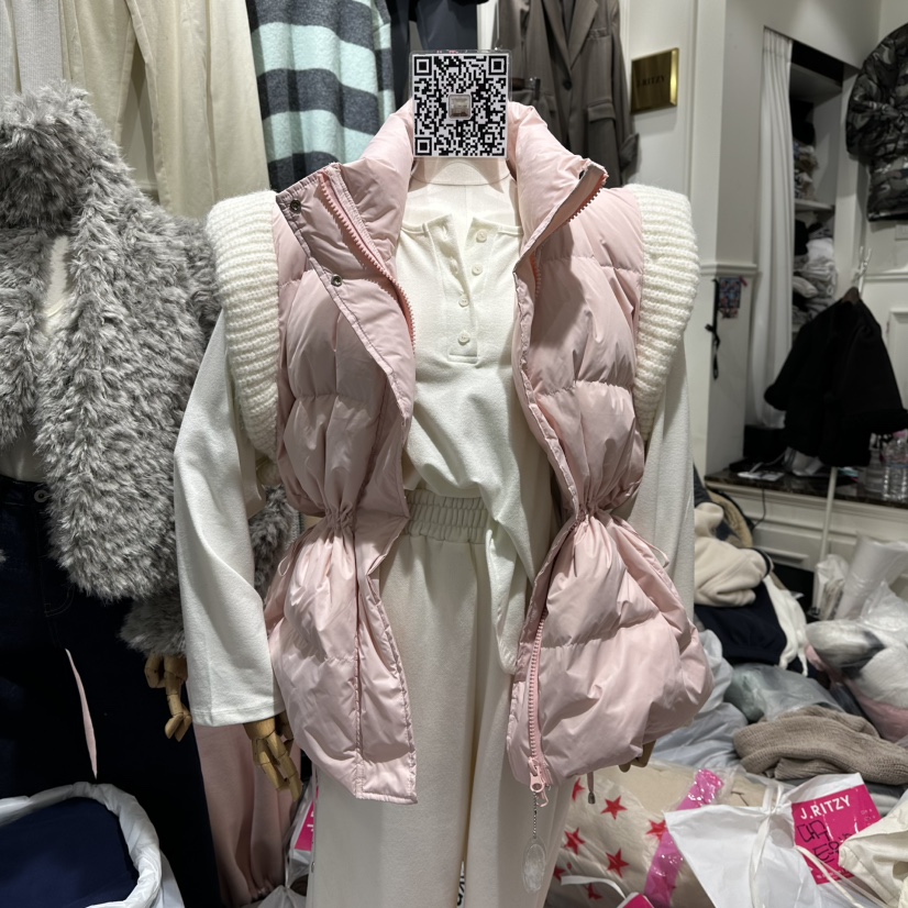 J.RITZY東大門㊣直郵女士新款25秋冬人氣休閑職業馬甲絎縫J.RITZY馬甲圖色2