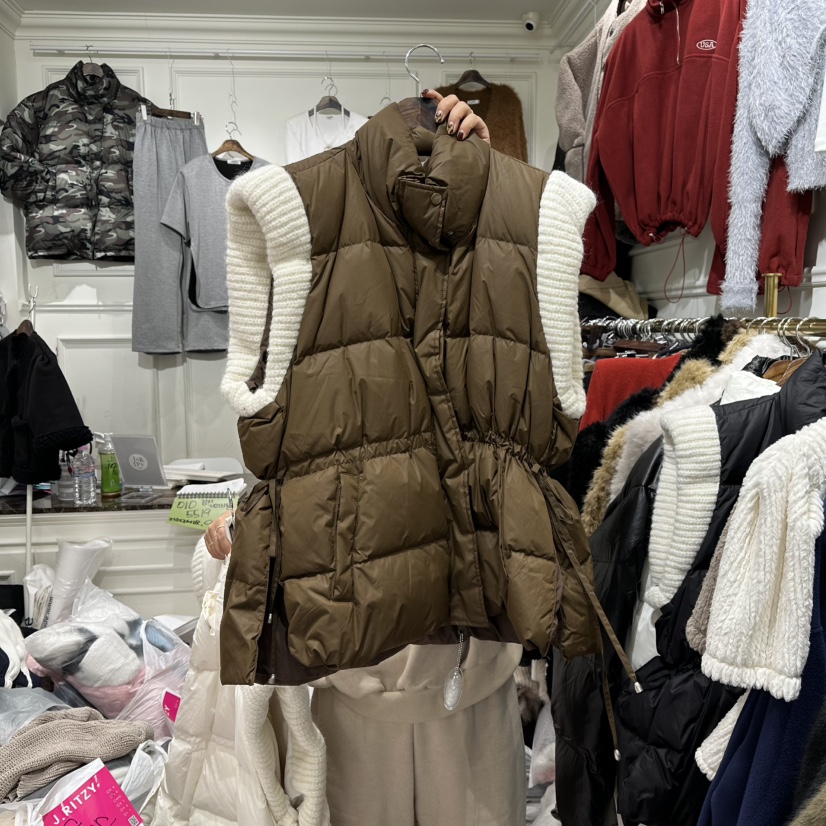 J.RITZY東大門㊣直郵女士新款25秋冬人氣休閑職業馬甲絎縫J.RITZY馬甲圖色3