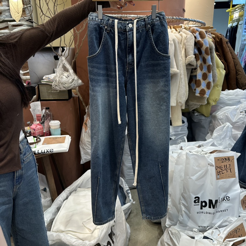 MIENNE東大門㊣直郵女裝新品熱賣職業人氣真品25秋冬牛仔褲MIENNE牛仔褲圖色1