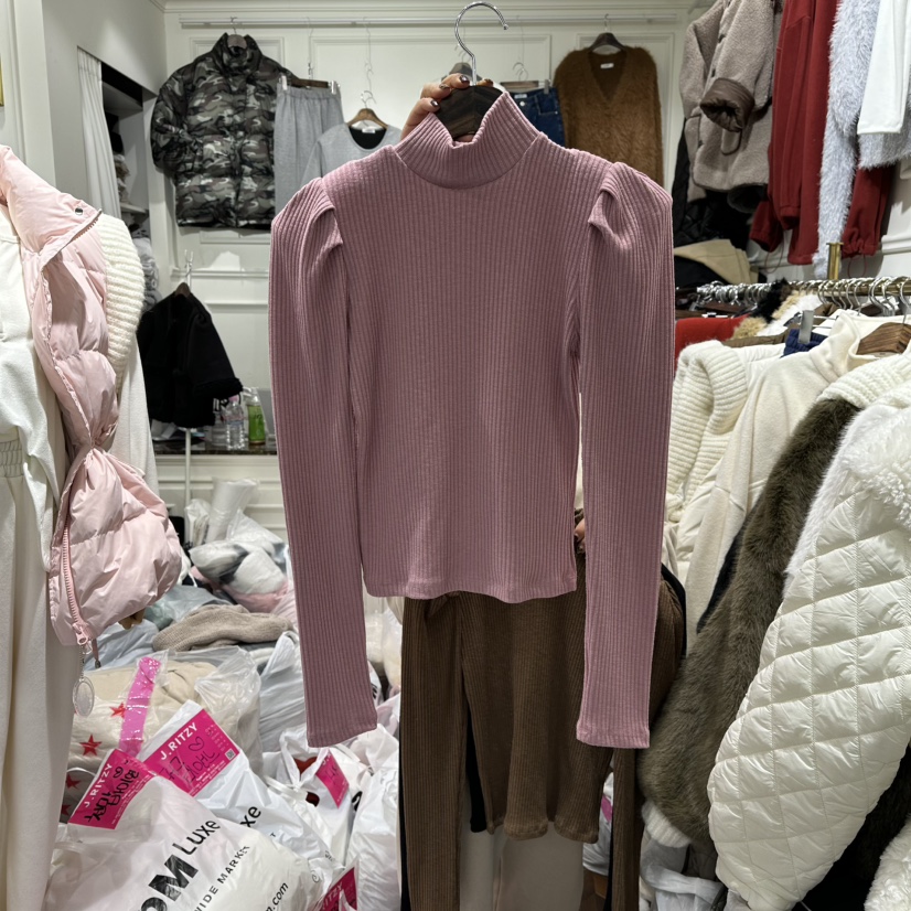 J.RITZY東大門㊣代購女士新品25秋冬真品時尚職業休閑長袖T恤J.RITZY長袖T恤圖色2