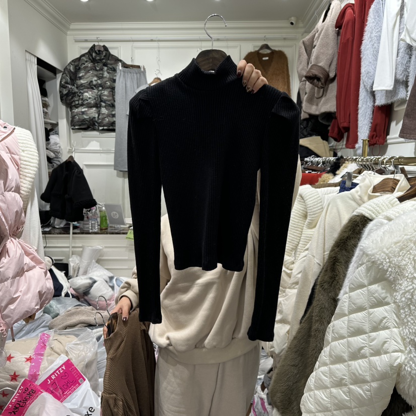 J.RITZY東大門㊣代購女士新品25秋冬真品時尚職業休閑長袖T恤J.RITZY長袖T恤圖色4