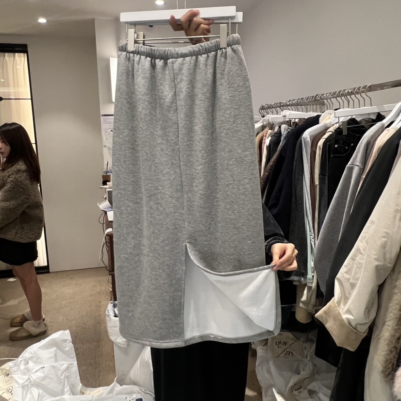 VENIR-a韓國直郵㊣女士新品真品時尚休閑半身裙中短裙加絨VENIR-a半身裙/中短裙