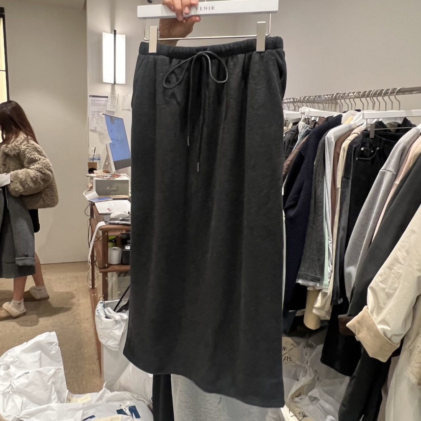 VENIR-a韓國直郵㊣女士新品真品時尚休閑半身裙中短裙加絨VENIR-a半身裙/中短裙圖色2