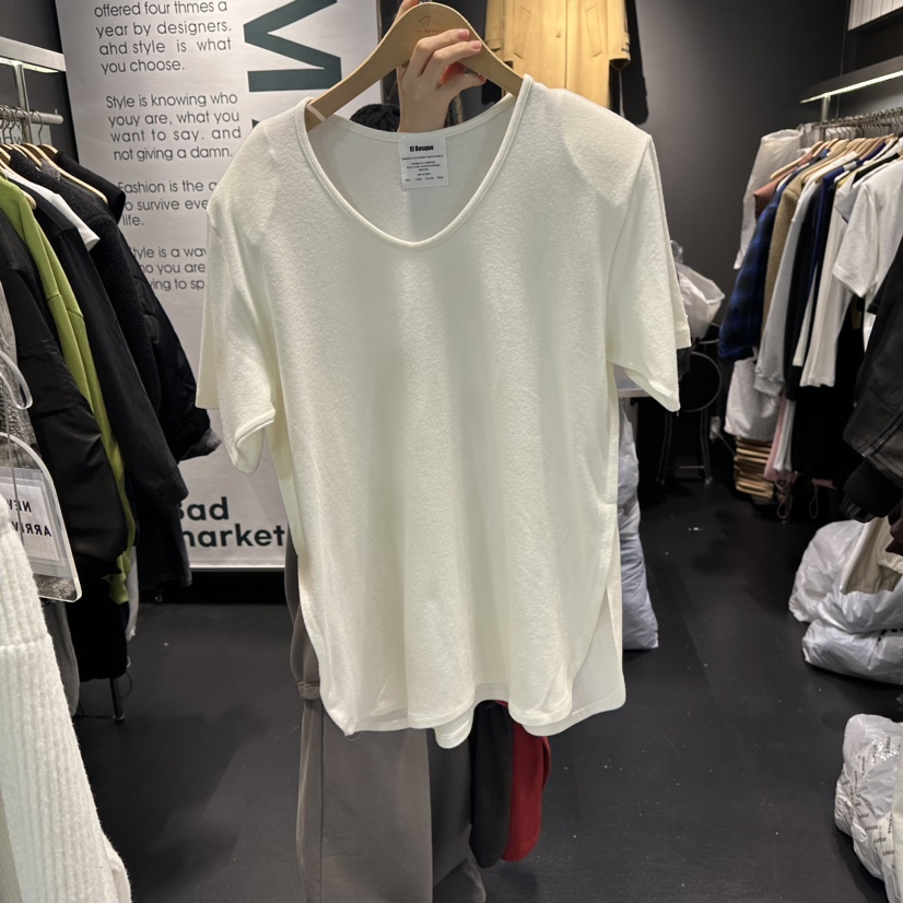 EL BOSQUE韓國直郵㊣女士新款職業推薦人氣休閑25秋冬T恤安哥拉EL BOSQUET恤圖色1