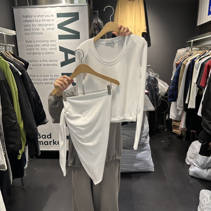 EL BOSQUE韓國直郵㊣女裝新品25秋冬真品時尚套裝羊毛套裝EL BOSQUE套裝圖色1