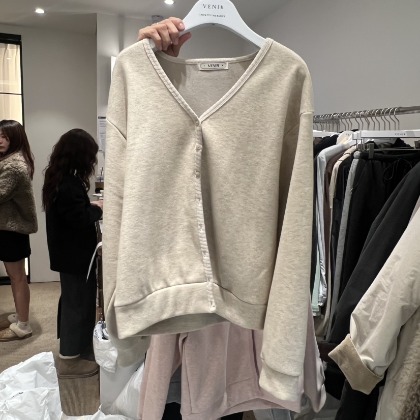 VENIR-a韓國代購㊣女士新品25秋冬真品熱賣人氣時尚職業衛衣VENIR-a衛衣圖色1