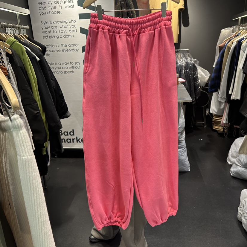 EL BOSQUE韓國直郵㊣女士新款推薦25秋冬真品人氣休閑褲加絨EL BOSQUE休閑褲圖色2