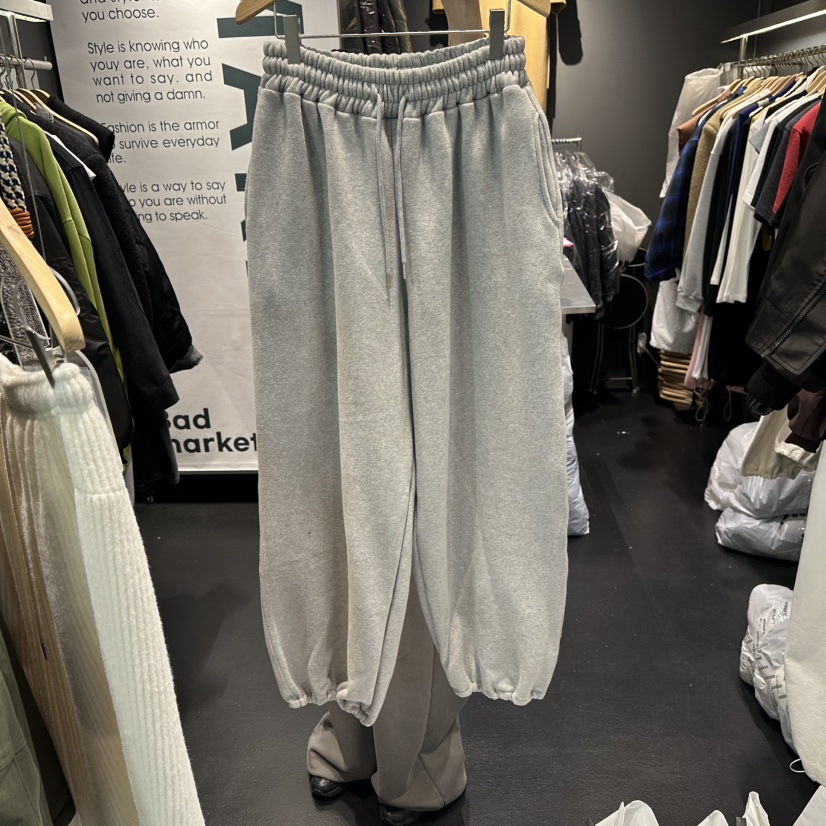 EL BOSQUE韓國直郵㊣女士新款推薦25秋冬真品人氣休閑褲加絨EL BOSQUE休閑褲圖色3