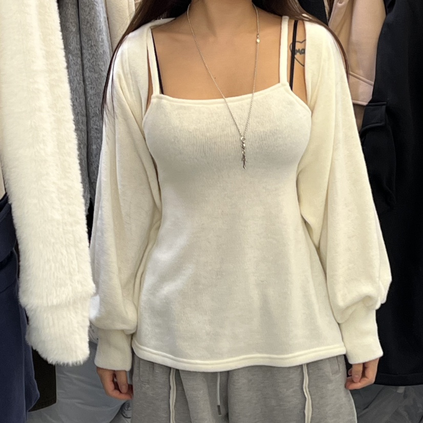 VIRKIN韓國代購㊣女裝新款休閑人氣25秋冬推薦時尚套裝開衫VIRKIN套裝圖色1