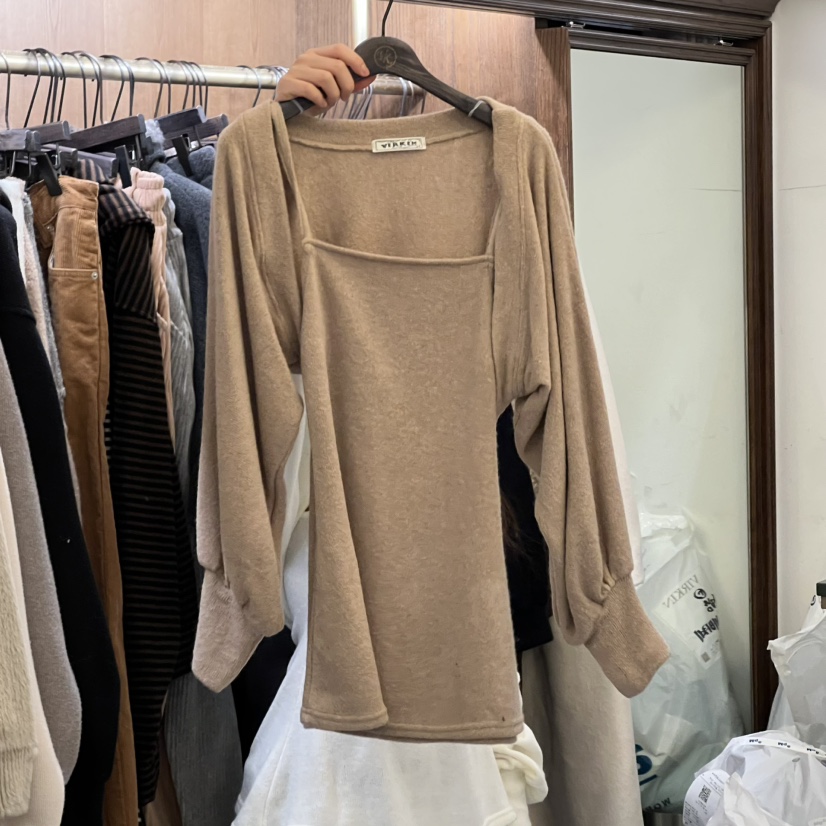 VIRKIN韓國代購㊣女裝新款休閑人氣25秋冬推薦時尚套裝開衫VIRKIN套裝圖色2