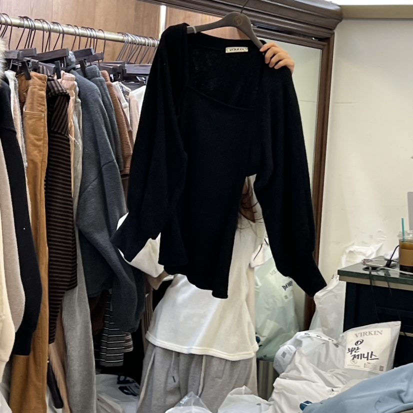 VIRKIN韓國代購㊣女裝新款休閑人氣25秋冬推薦時尚套裝開衫VIRKIN套裝圖色3