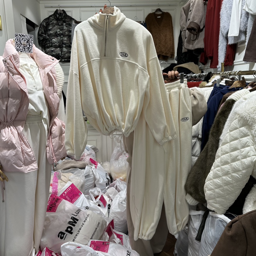 J.RITZY東大門㊣實拍女裝新品職業熱賣休閑人氣套裝加絨套裝J.RITZY套裝圖色1