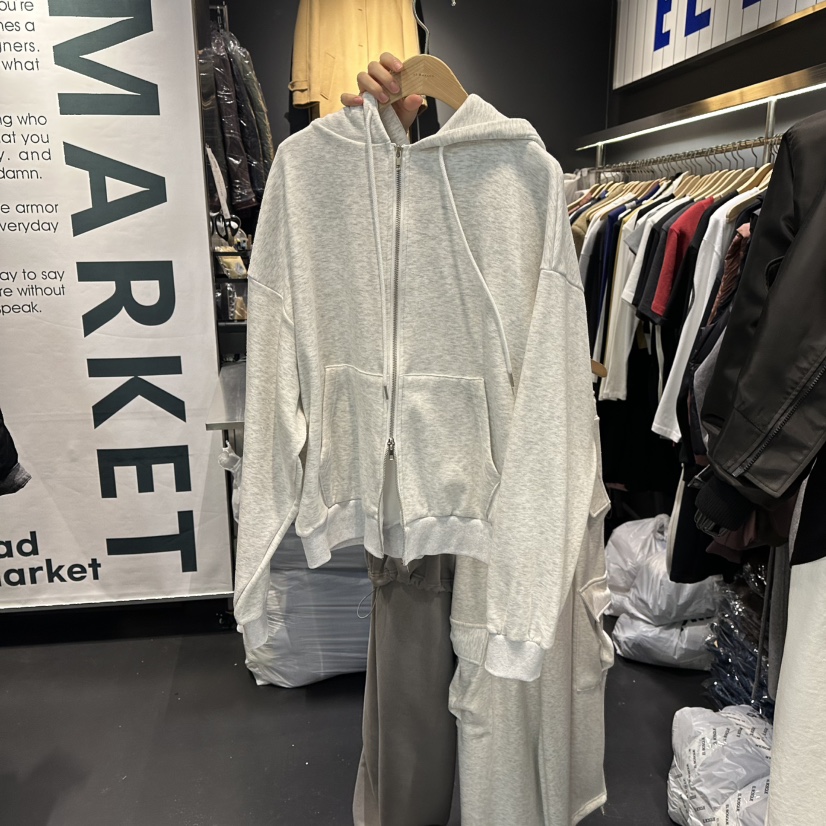 EL BOSQUE東大門㊣實拍女士新款推薦夾克連帽拉鏈衫加絨貂皮EL BOSQUE夾克圖色1