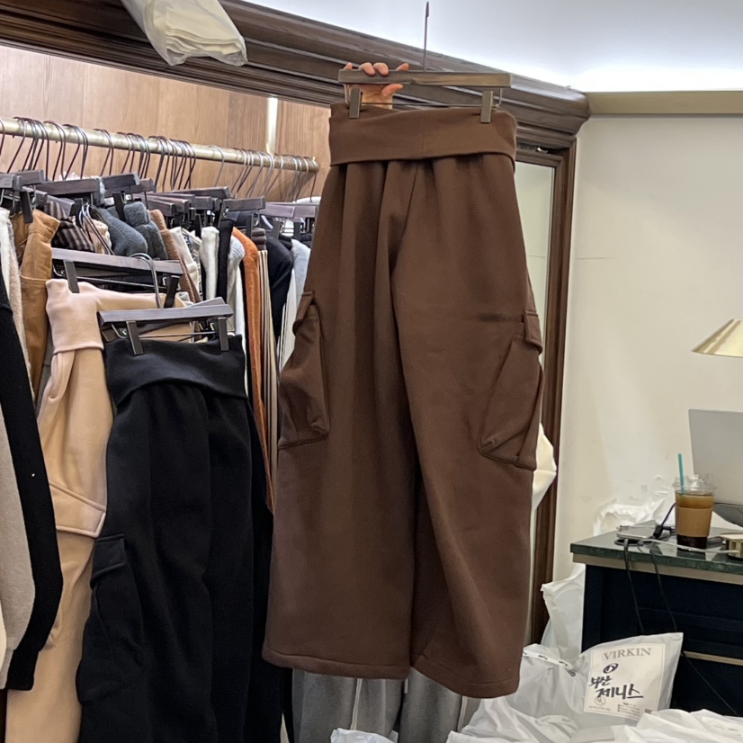 VIRKIN東大門㊣實拍女裝新款人氣推薦真品熱賣休閑褲工裝褲VIRKIN休閑褲