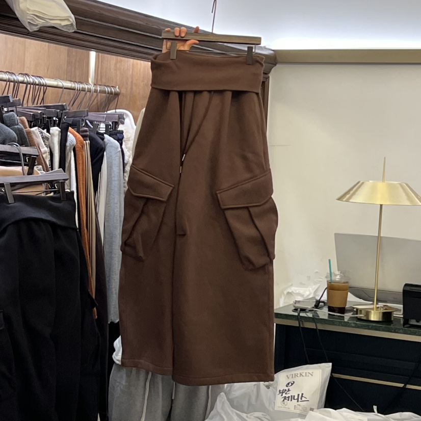 VIRKIN東大門㊣實拍女裝新款人氣推薦真品熱賣休閑褲工裝褲VIRKIN休閑褲圖色1