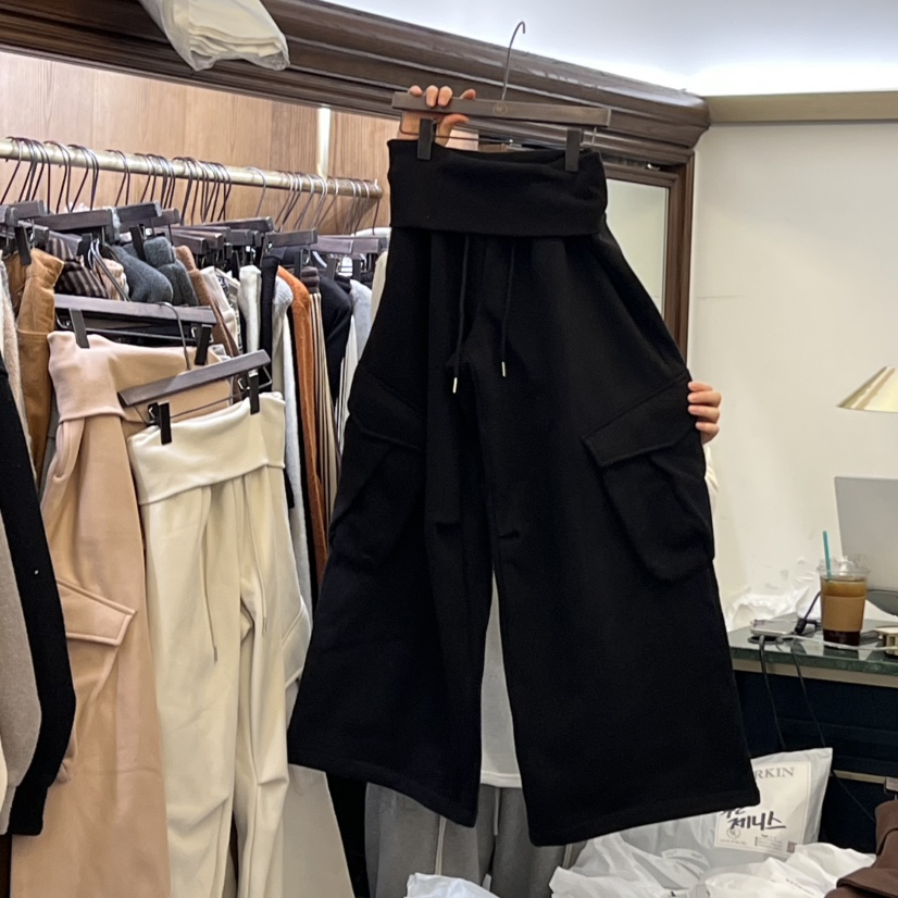 VIRKIN東大門㊣實拍女裝新款人氣推薦真品熱賣休閑褲工裝褲VIRKIN休閑褲圖色2