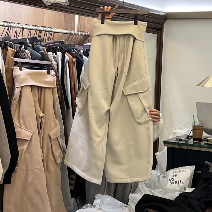 VIRKIN東大門㊣實拍女裝新款人氣推薦真品熱賣休閑褲工裝褲VIRKIN休閑褲圖色3