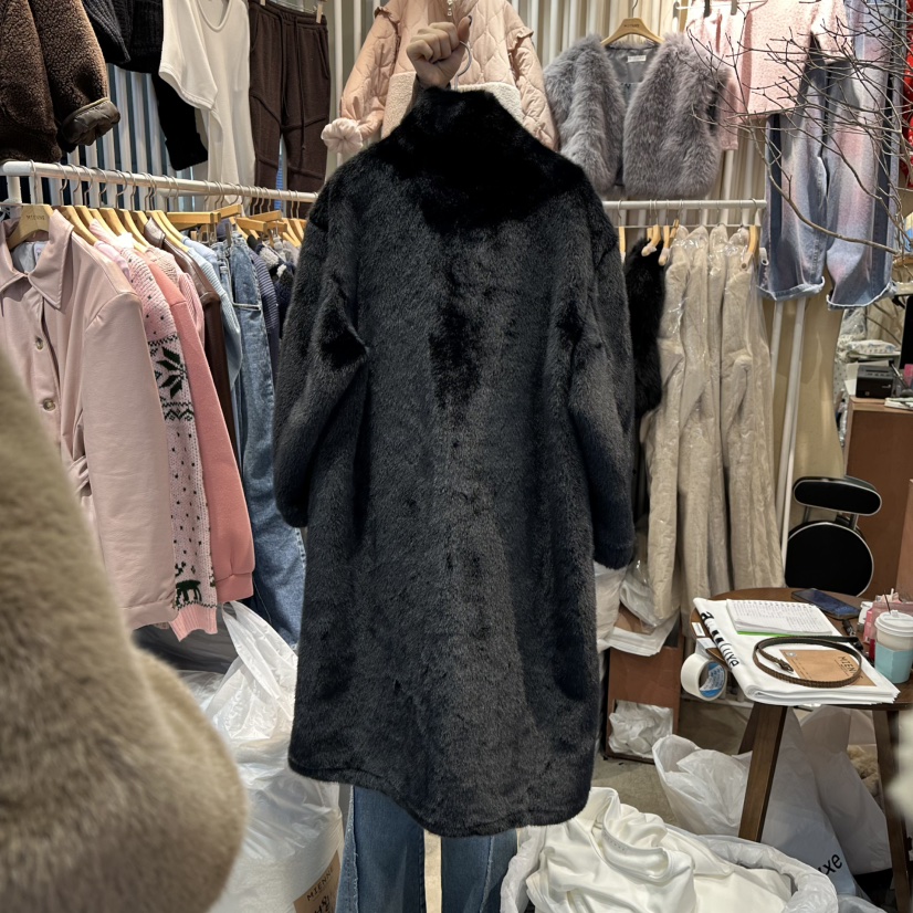 MIENNE東大門㊣直郵女士新品人氣時尚熱賣真品休閑中長款大衣MIENNE中長款大衣