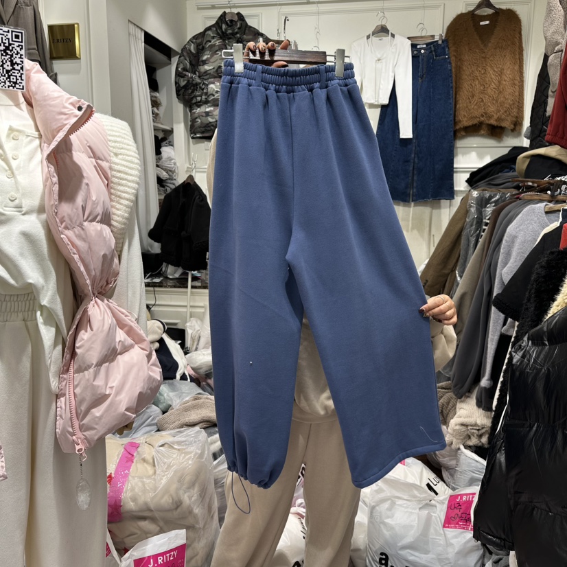 J.RITZY東大門㊣代購女士新品熱賣真品時尚休閑褲加絨抓絨J.RITZY休閑褲