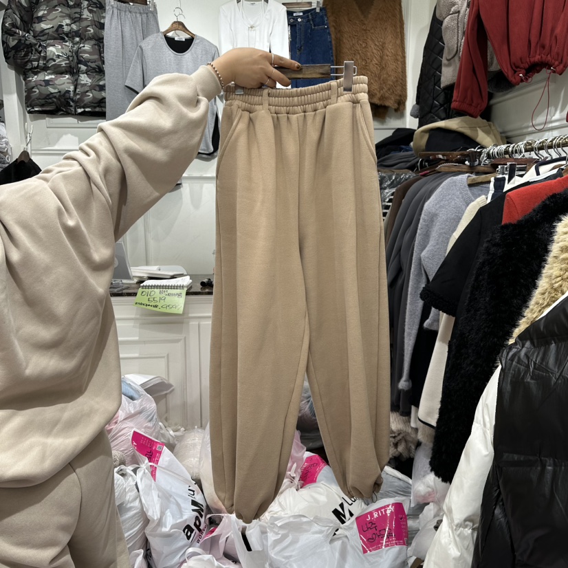 J.RITZY東大門㊣代購女士新品熱賣真品時尚休閑褲加絨抓絨J.RITZY休閑褲圖色2